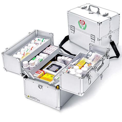 Buy Nurth First Aid Kit Lockable First Aid Box Security Lock Medicine