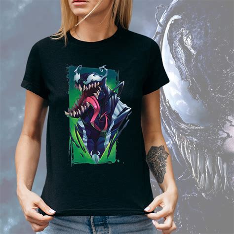 Camiseta Unissex Feminina Venom Spider Man Demônio Quadrinhos Marvel