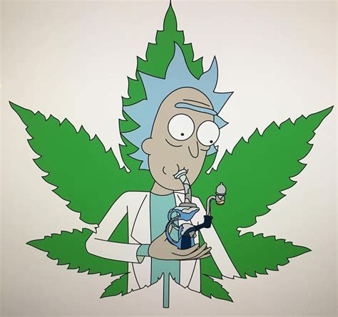 Stoner Rick And Morty Weed Wallpaper Search Your Top Hd Images For Your