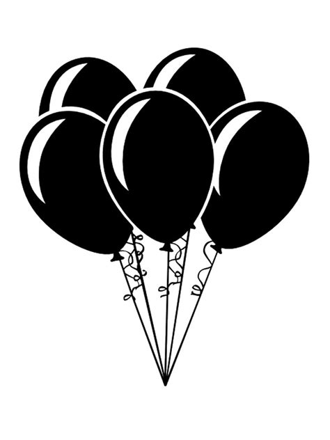 Free Printable Balloons Stencils And Templates