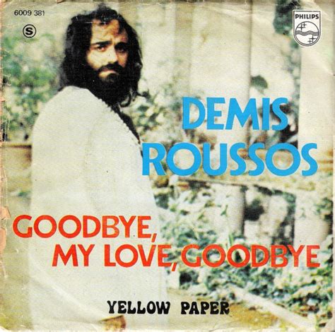 Demis Roussos Goodbye My Love Goodbye Releases Discogs