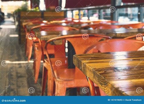 Rustic Dining Area At Anaheim Packing House Editorial Stock Photo