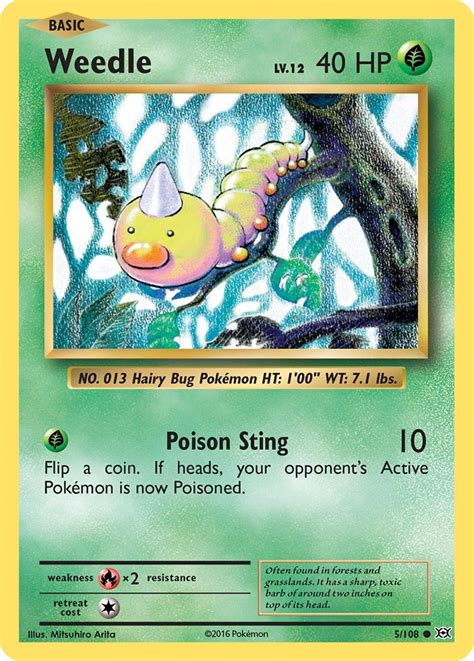 Weedle · Evolutions Evo 5 ‹ Pkmncards