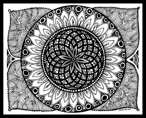 Sunflower Mandala Digital Art By Nancy Aurand Humpf
