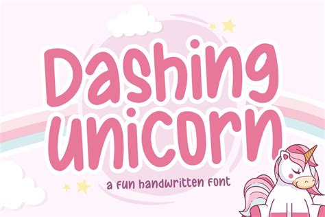 Dashing Unicorn Font Balpirick Fontspace