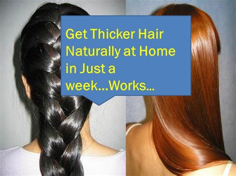 How To Get Thicker Hair Naturally At Homehow To Make Your Hair Thicker