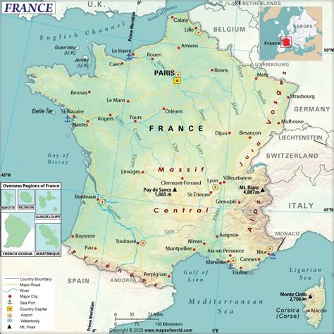 What Are The Key Facts Of France France Map France Travel Guide