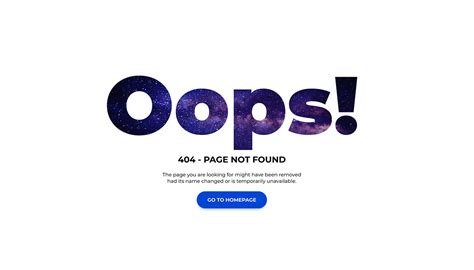 Page Not Found Html Template Free Printable Templates