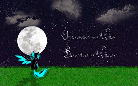 Jeff silbar, another songwriter, saw the title i can fly higher than an eagle for you are the wind beneath my wings. The Wind Beneath my Wings by dambrony on DeviantArt