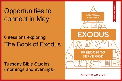 Bible Studies Tuesdays For 6 Weeks On Exodus St Ouens Parish