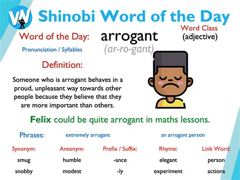 Shinobi Word Of The Day Vocabulary Ninja
