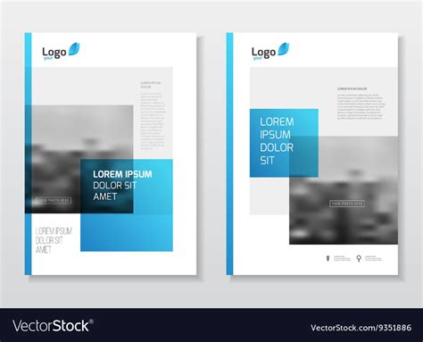 Corporate Business Document Template Royalty Free Vector