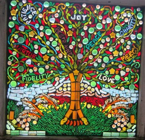 Tree Of Life Mosaic Your Tree Of Life In Mosaic Glass On Glass By