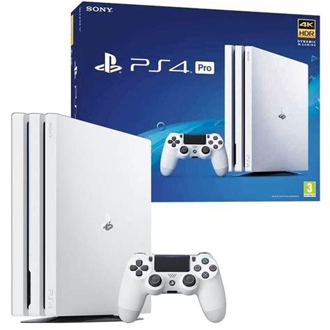 Brand New Ps4 Pro 1tb White Console Official Playstation Controllers