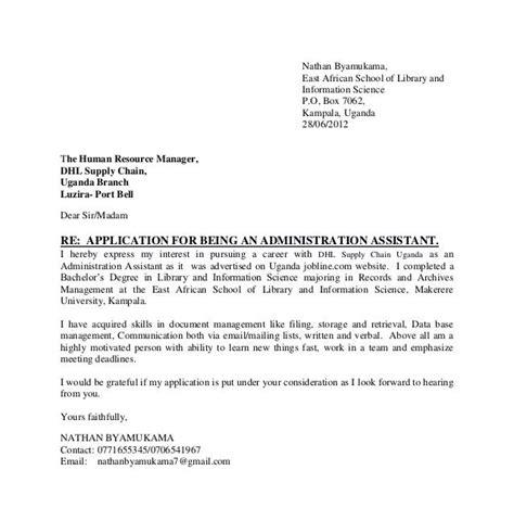 Samples Of Job Application Letters In Uganda Hot Sex Picture