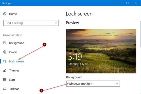 Automatically Change Lock Screen Background Picture In Windows 10