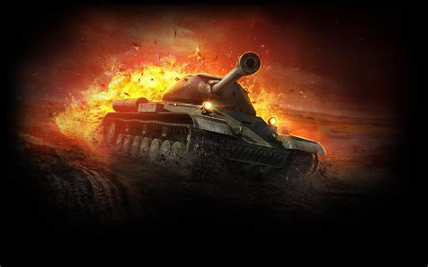 World Of Tanks Tank Under Artillery Fire Wallpapers And Images