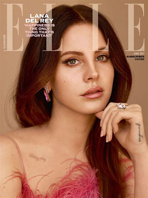 Lana Del Rey On The Cover Of Elle Uk Magazine June 2017 Coup De