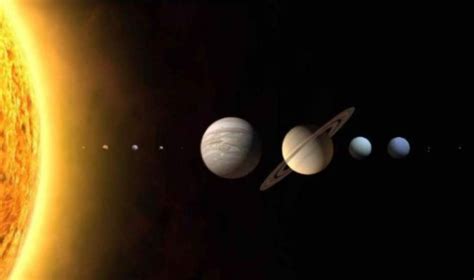 Cinco planetas en línea se pueden observar a simple vista desde la Tierra