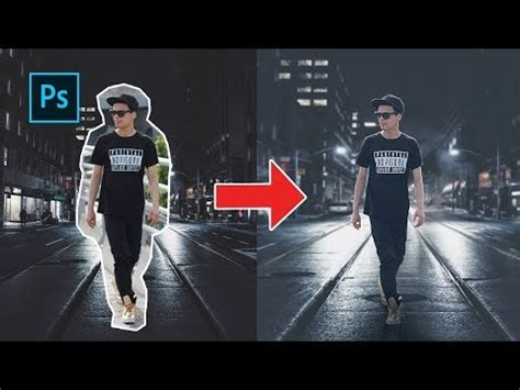 Photoshop Tutorial How To Retouch Removing Background Compositing Walk Alone Zanuara Com