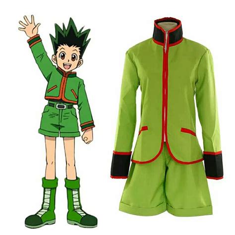 Hunter X Hunter Gon Freecss Cosplay Costumes With Covers Full Set For