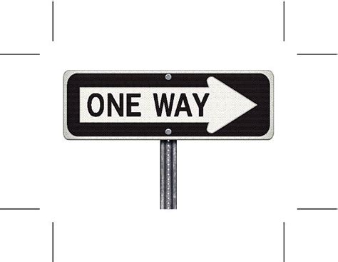 8900 One Way Sign Stock Photos Pictures And Royalty Free Images Istock