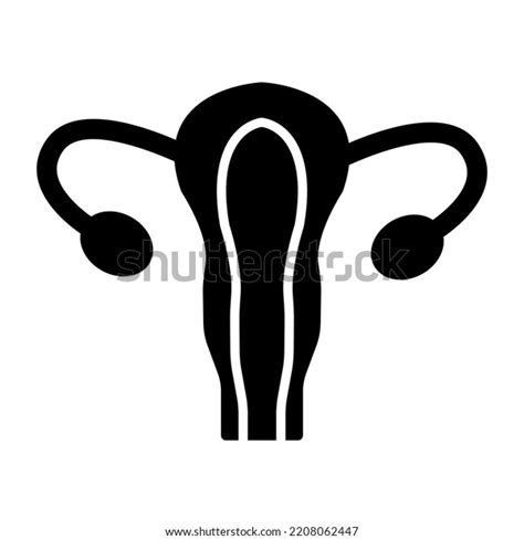 Icon Design Female Reproductive Organ Stock Vector Royalty Free 2208062447 Shutterstock