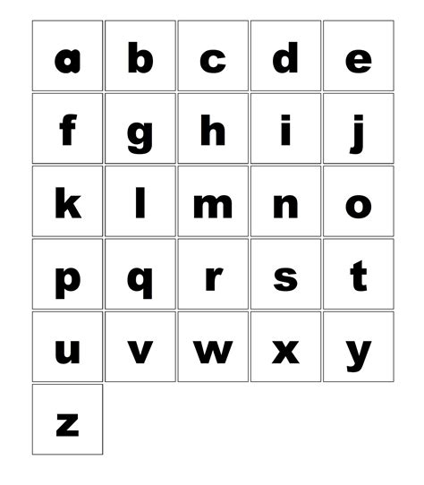 Lettre De L Alphabet A Imprimer Et Decouper Arouissecom Images