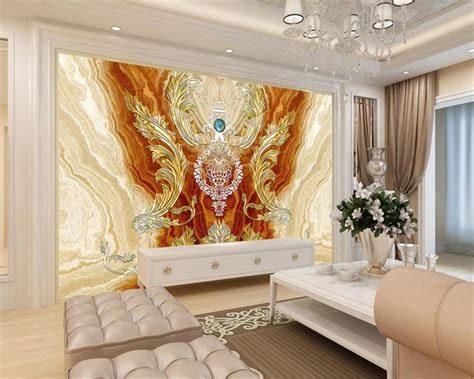 Beibehang 3d Wallpaper Decorative Painting Royal House Flyer Living