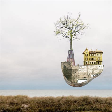 Surrealistic Architecture That Seems To Float In The Air