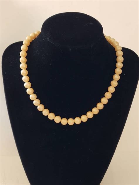 Trifari Pearl Necklace Gem