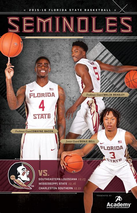The 2015 16 Florida State Seminoles Mens Basketball Program Vs