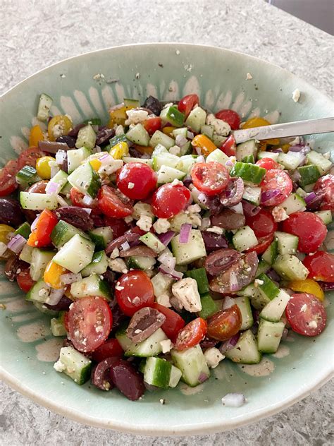 Easy Greek Cucumber Salad Recipe Lake Life State Of Mind