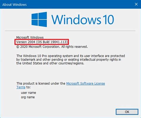 🥇cómo Comprobar Si Windows 10 Versión 2004 Está Instalado En Su Pc