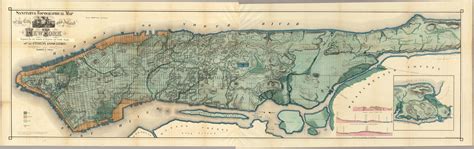 Map Of Manhattan 1865 Vivid Maps