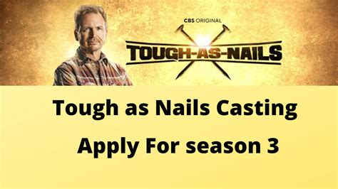 tough as nails casting 2021 [season 3 auditions online] apply now