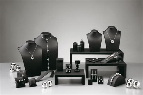 The Jewellery Display Sets Available In Cream White Brown Or Black