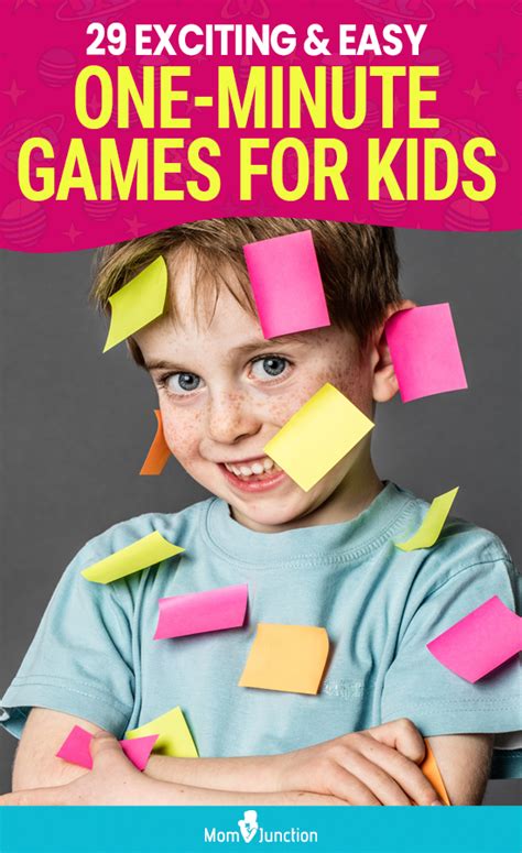 29 Exciting And Easy One Minute Games For Kids Artofit