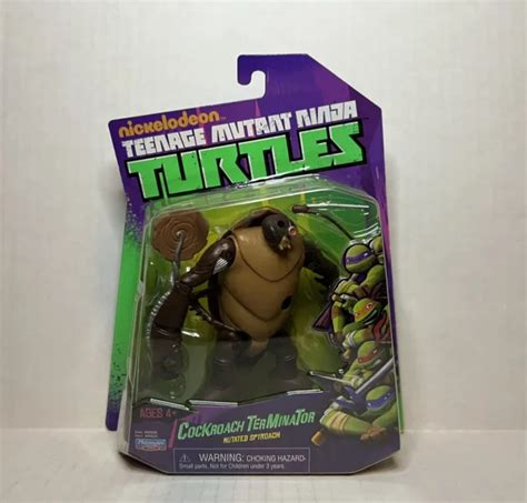 Playmates Tmnt 2012 Teenage Mutant Ninja Turtles Cockroach Terminator Less Paint Eur 21 53