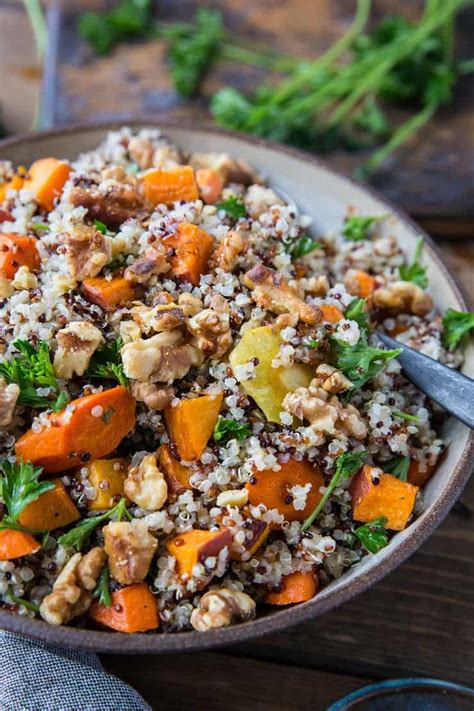 Stir in the corn kernels and add the remaining fresh dill and green. Roasted Winter Vegetable Quinoa Salad with Cider ...
