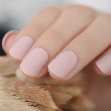 24pcs Classical Light Pink French Nail Pointed Simple Designed Square