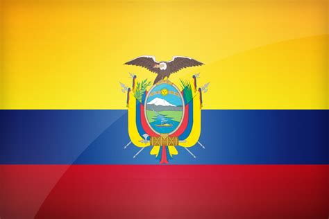 The ecuadorian flag features primary colors of yellow, blue, and red. Flag of Ecuador | Find the best design for Ecuadorian Flag