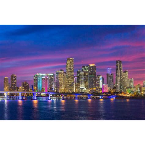 Miami Skyline 3 | Best Quality Canvas