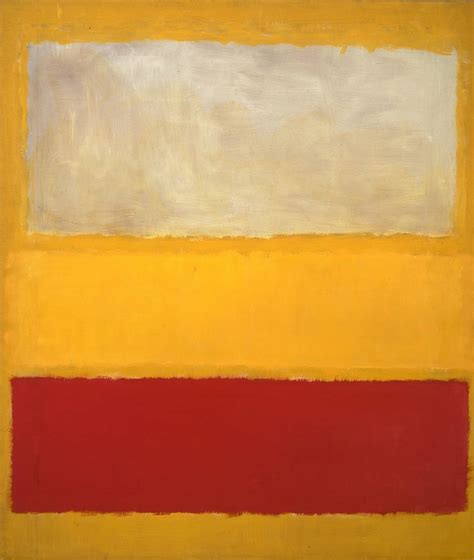 De Otros Mundos Mark Rothko No 13 Blanco Rojo Sobre Amarillo 1958