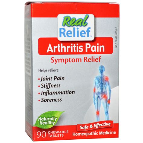 Homeolab Usa Arthritis Pain Symptom Relief 90 Chewable Tablets Iherb