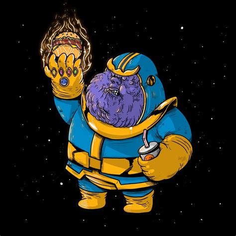 Alex Solis The Famous Chunkies Thanos Fat Cartoon Characters