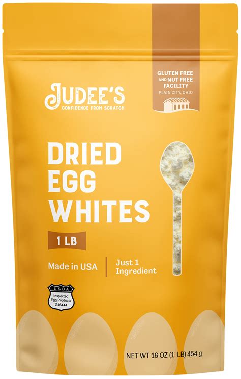 Buy Judees Dried Egg White Powder 16 Oz Pasteurized Delicious And