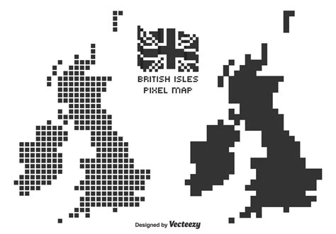 British Flag Pixel Art