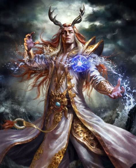 Is god king is title or? Dragon King_AlonChou | Fantasy Art - Witches & Wizards ...