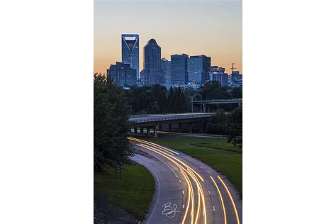 Charlotte Skyline Sunset — Brandon Sewell Photography